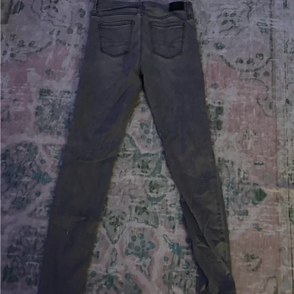 American Eagle Gray Women Jeans - Picture 2 of 4